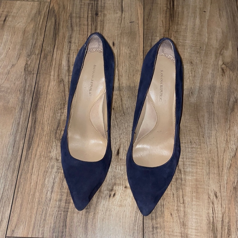 Banana Republic - Faux Suede Navy Shoes